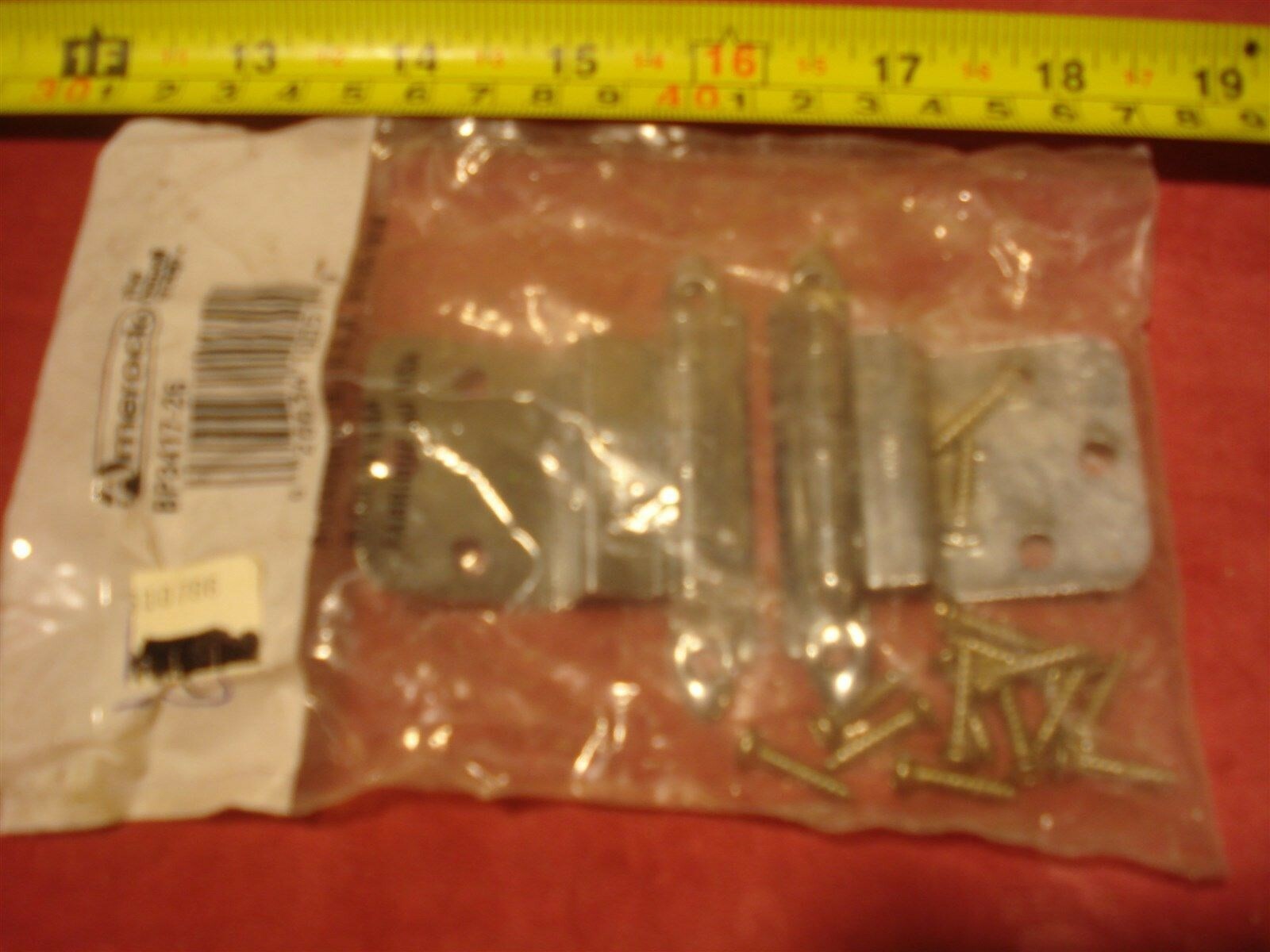 (2470.) Cabinet Hinges Polished Chrome 3/8″ inset