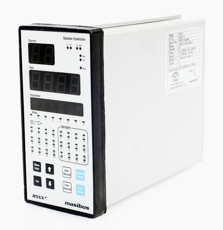 MASIBUS MODEL 85XX+ 24CHANNEL DIGITAL TEMPERATURE SCANNER CONTROLLER