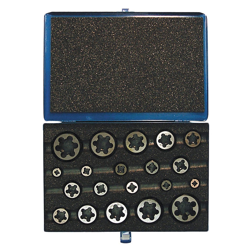 GREENFIELD THREADING 403595 Die Set,UN,HSS,20pc 53PT21
