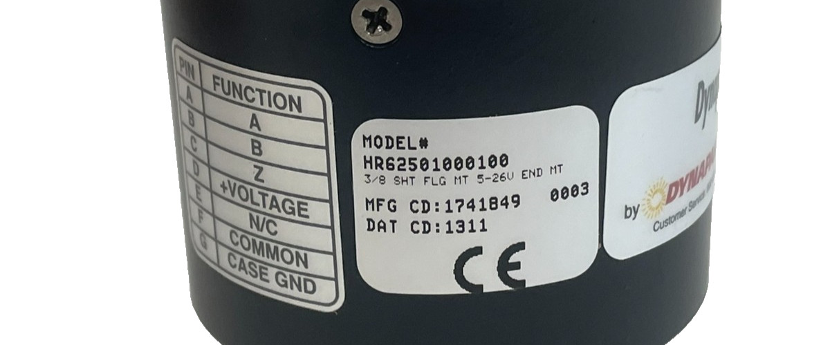 NEW DYNAPAR HR62501000100 3/8 SHT FLG MT 5-26V END MT