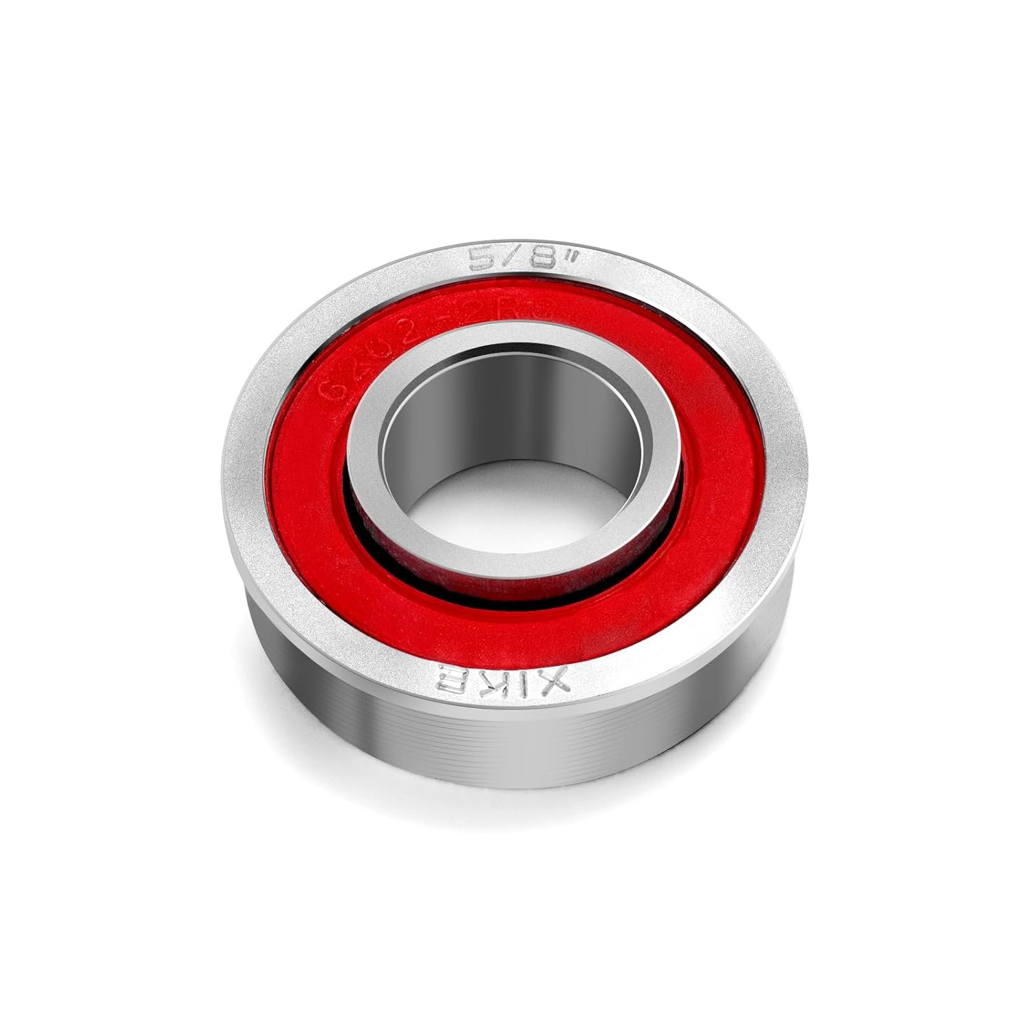 XiKe 4 Pcs Flanged Ball Bearings ID 5/8″ x OD 1-3/8″, Applicable for Lawn Mower,
