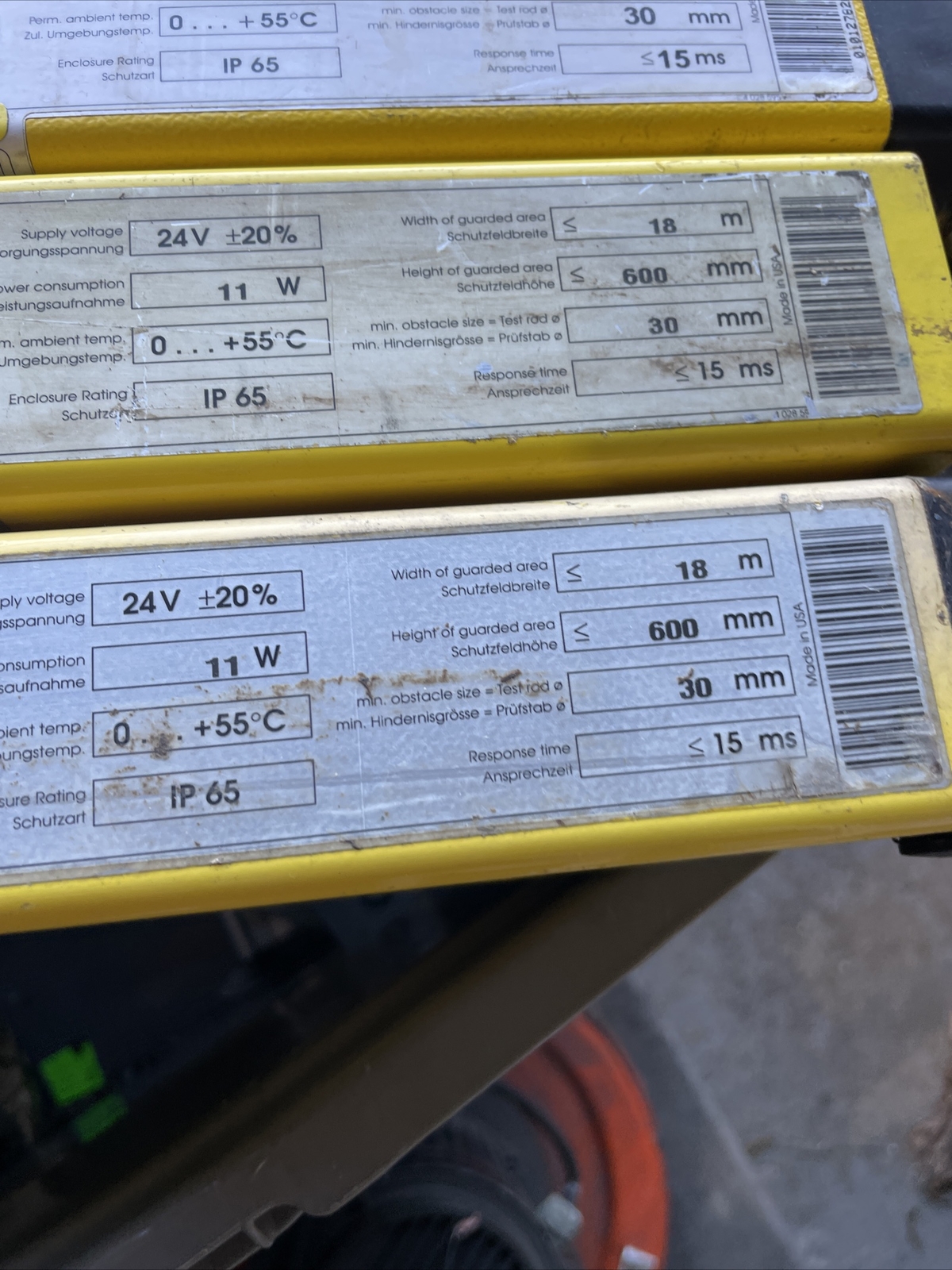 SICK FGSE600-211 USED SAFETY LIGHT CURTAIN RECEIVER FGSE600211 600mm