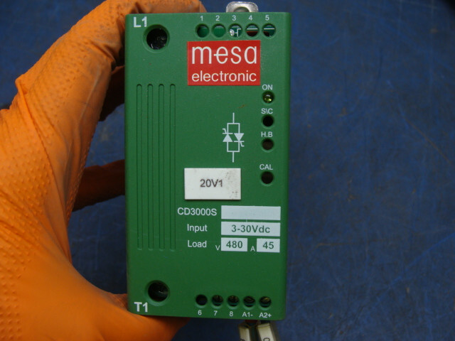 MESA ELECTRONIC RELAY CD3000S 1PH/45A/-/480V/NO/SSR/ZC/NF