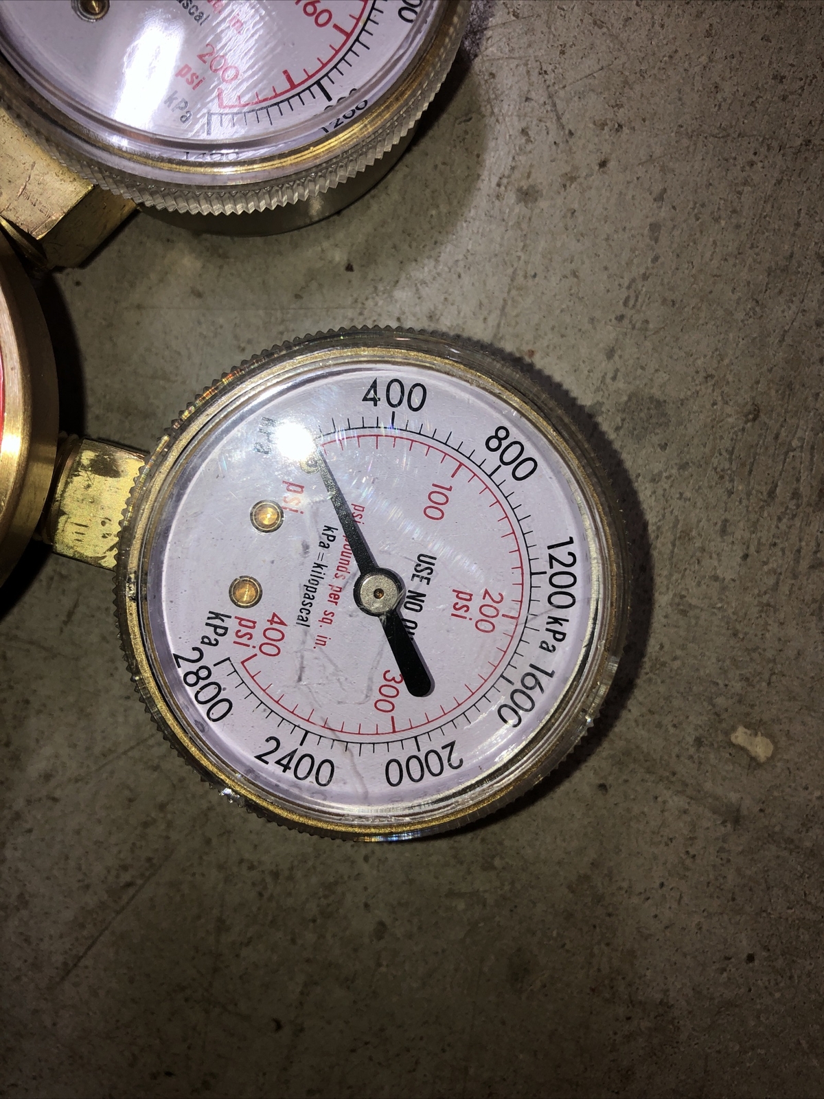 Natural Gas Cutting Torch Regulator, Also High Pressure Propane 20-100 Psi Out