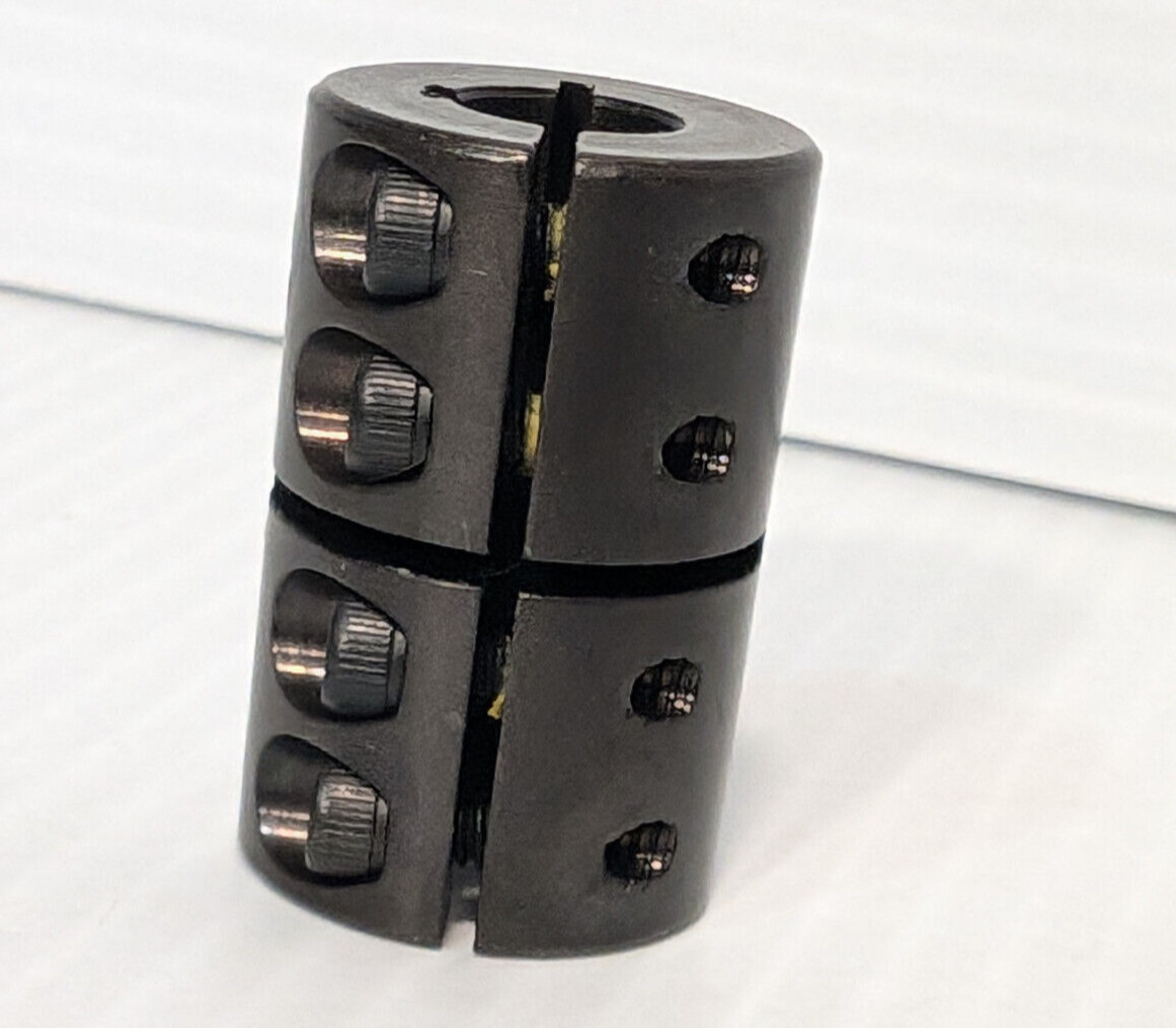 Ruland CLC-6-6-F Nomar Clamp Type Rigid Coupling with Keyway, Single-Point Faced