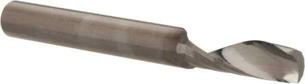 Accupro 1/4″ Diam, 3/4″ LOC, 1 Flute Solid Carbide Upcut Spiral Router Bit Ri…