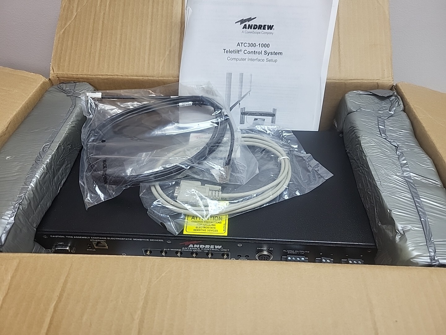 Andrew, ATC300-1000, Antenna Control Unit Commscope Teletilt System Interface