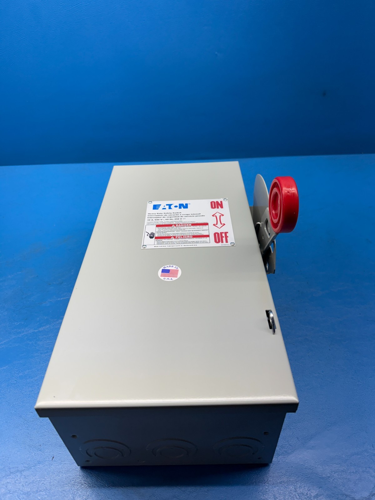 Eaton DH361NGK 30A 600V Series-A Heavy Duty Disconnect Safety Switch