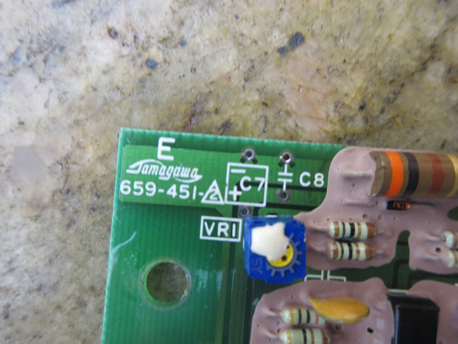 TAMAGAWA SPINDLE MOTOR ENCODER CIRCUIT BOARD 659-451-2