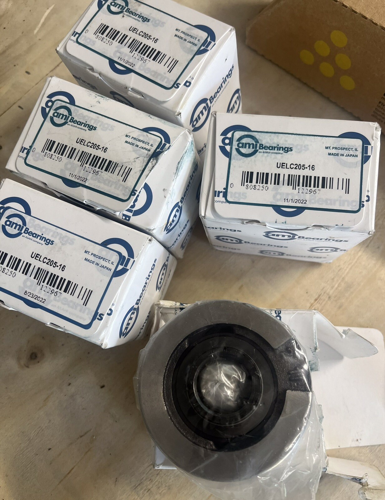 Ami Bearing Uelc205-16. 6 Pieces