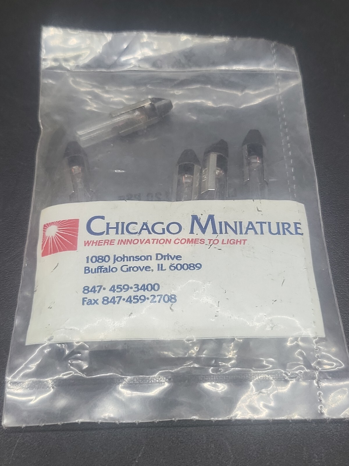 Chicago Miniature 120PSB Miniature Lamp Bulbs (Pack of 10) New Unopened vintage