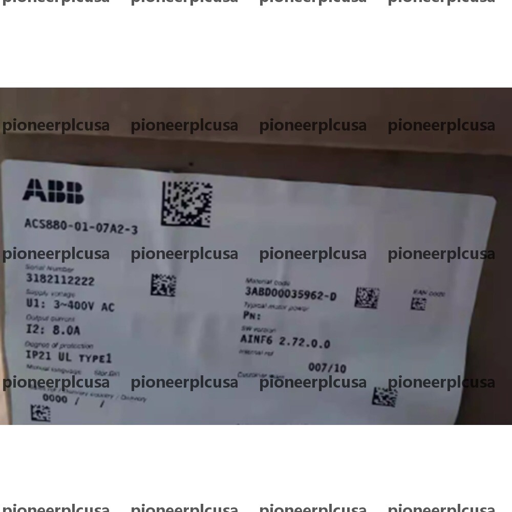 New In Box ABB ACS880-01-07A2-3