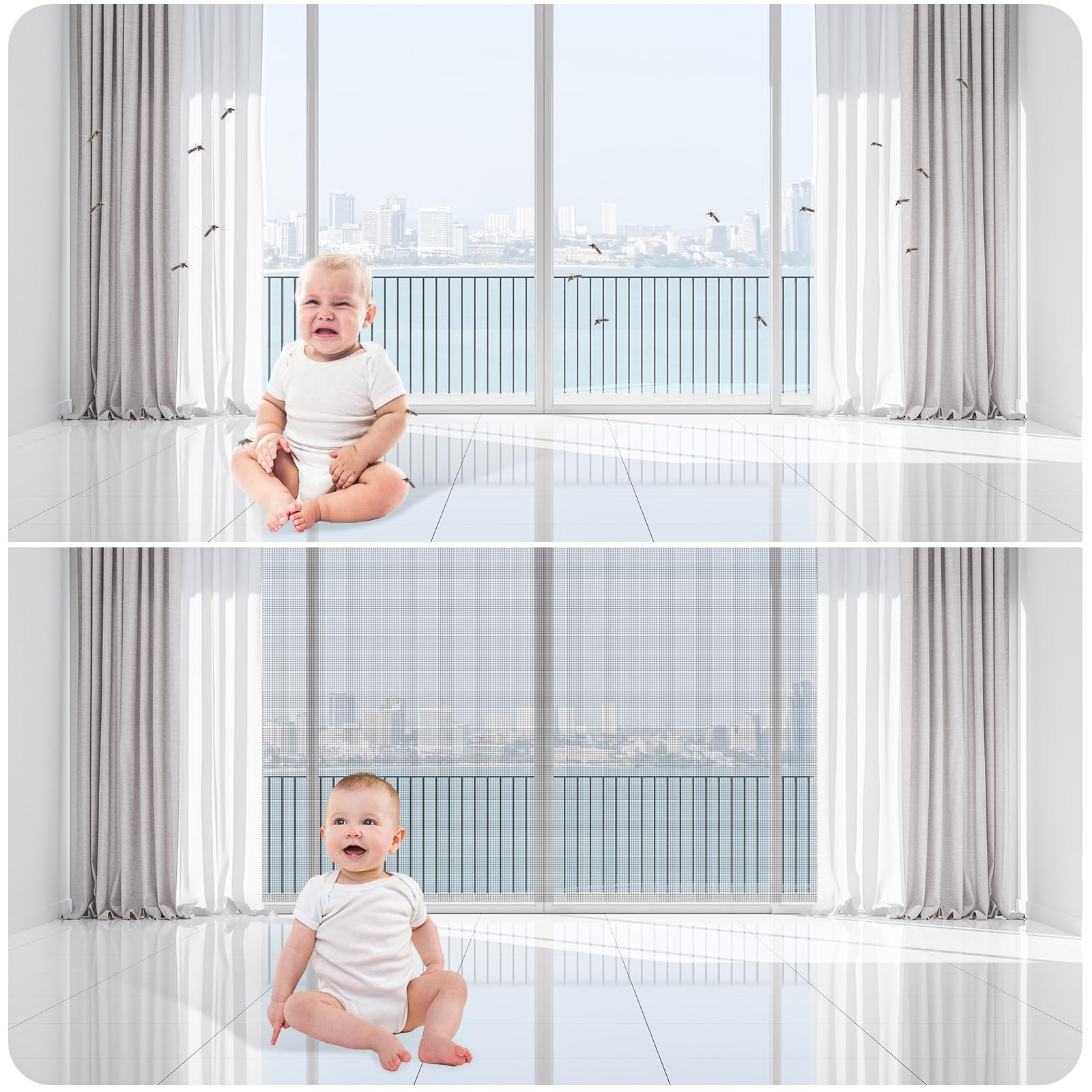 48″x102″ Windows Screen Mesh,Fiberglass Window Mesh, Door Black