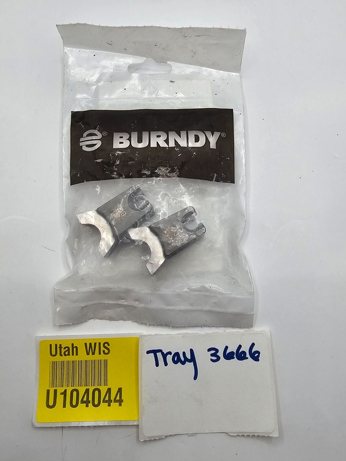 Burndy Upper and Lower Crimping Die 6 to 1/0 AWG Aluminum/6 to 4/0 AWG 464005