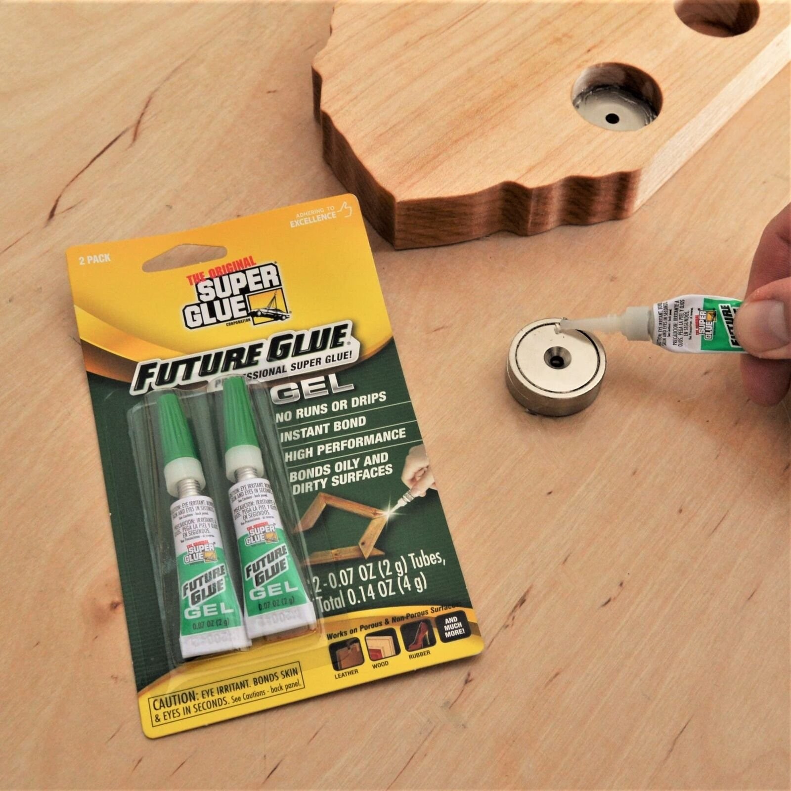 Super Glue – Future Glue Gel – Two 2 Gram Tubes – (Pack of 12)