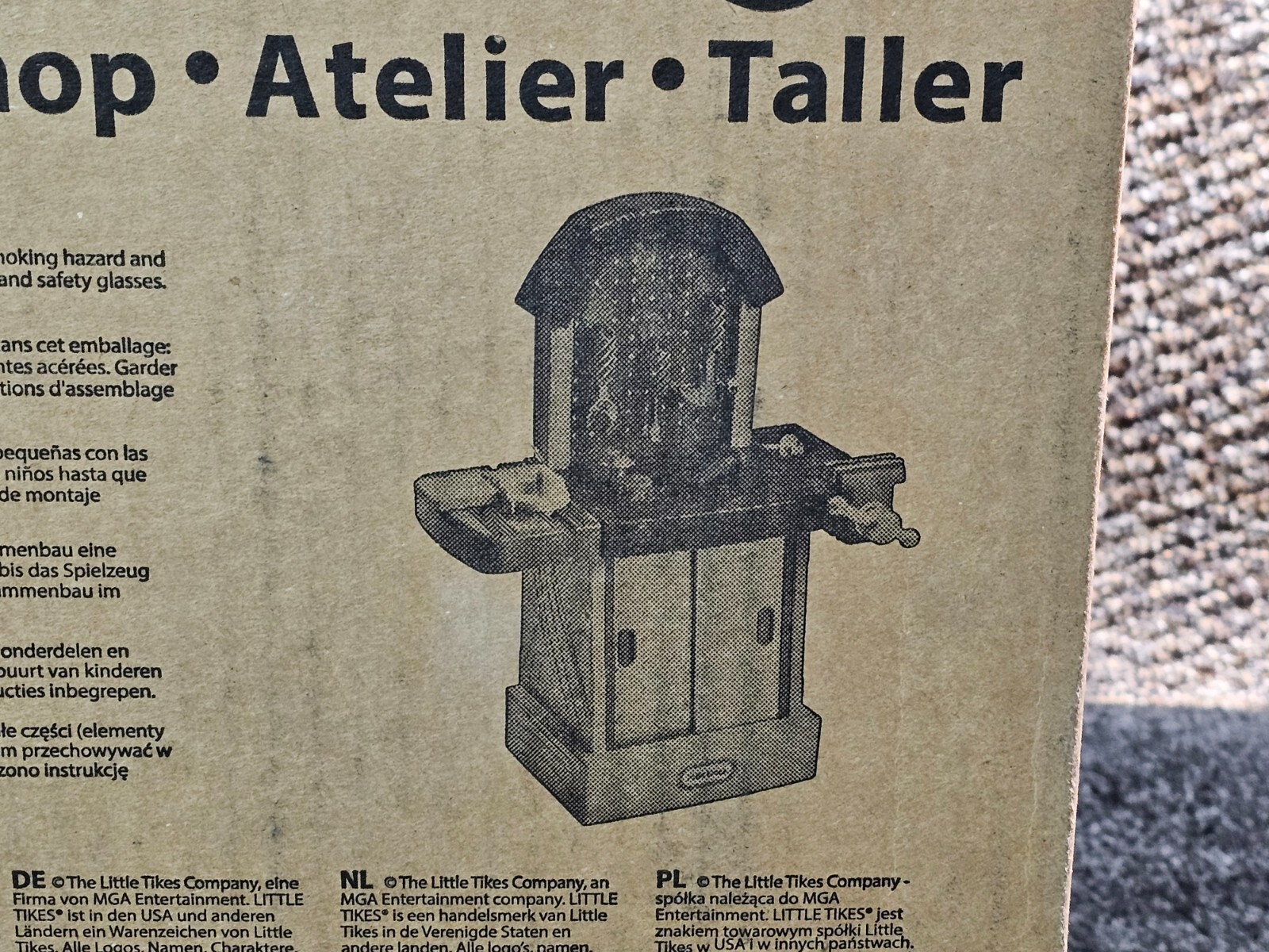 Little Tikes Tough Workshop Atelier Construction Playset For 2 yr old+ 621628M