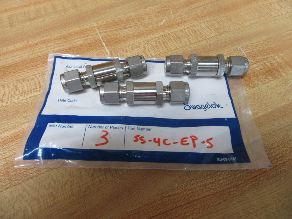 Swagelok SS-4C-EP-5 Check Valve SS4CEP5 (Pack of 3)