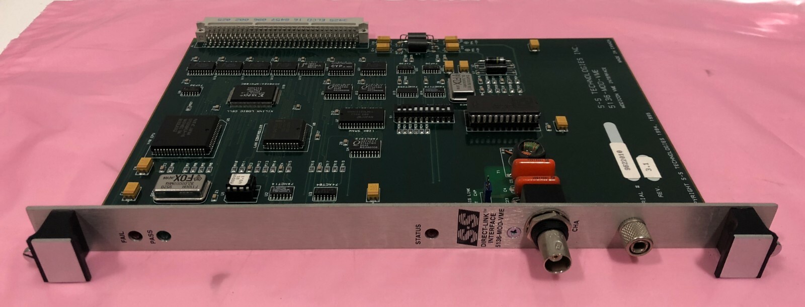 SST 5136-MOD-VME INTERFACE BOARD CARD FOR MODICON MVME MOTOROLA S-S TECH