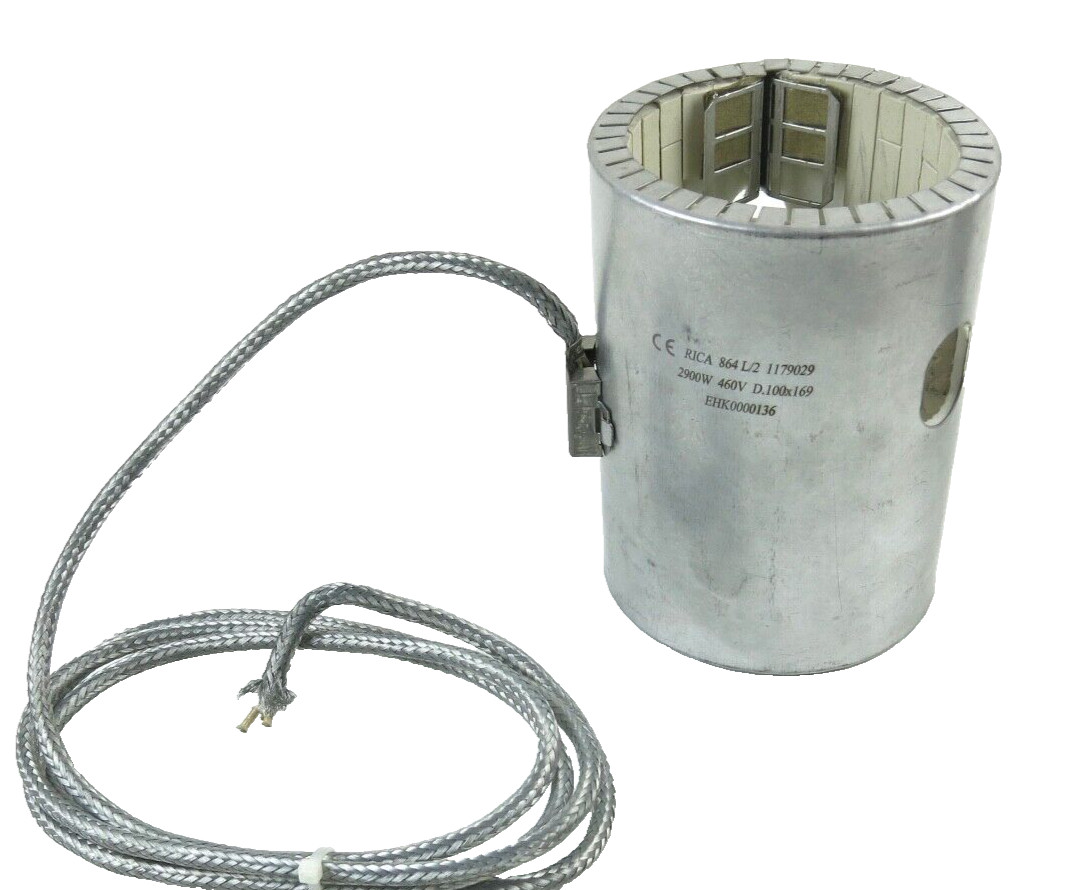Ceramic Heater Band 2900W 460V 100mm I.D. x 169mm Length (3-15/16″ x 6-5/8″)