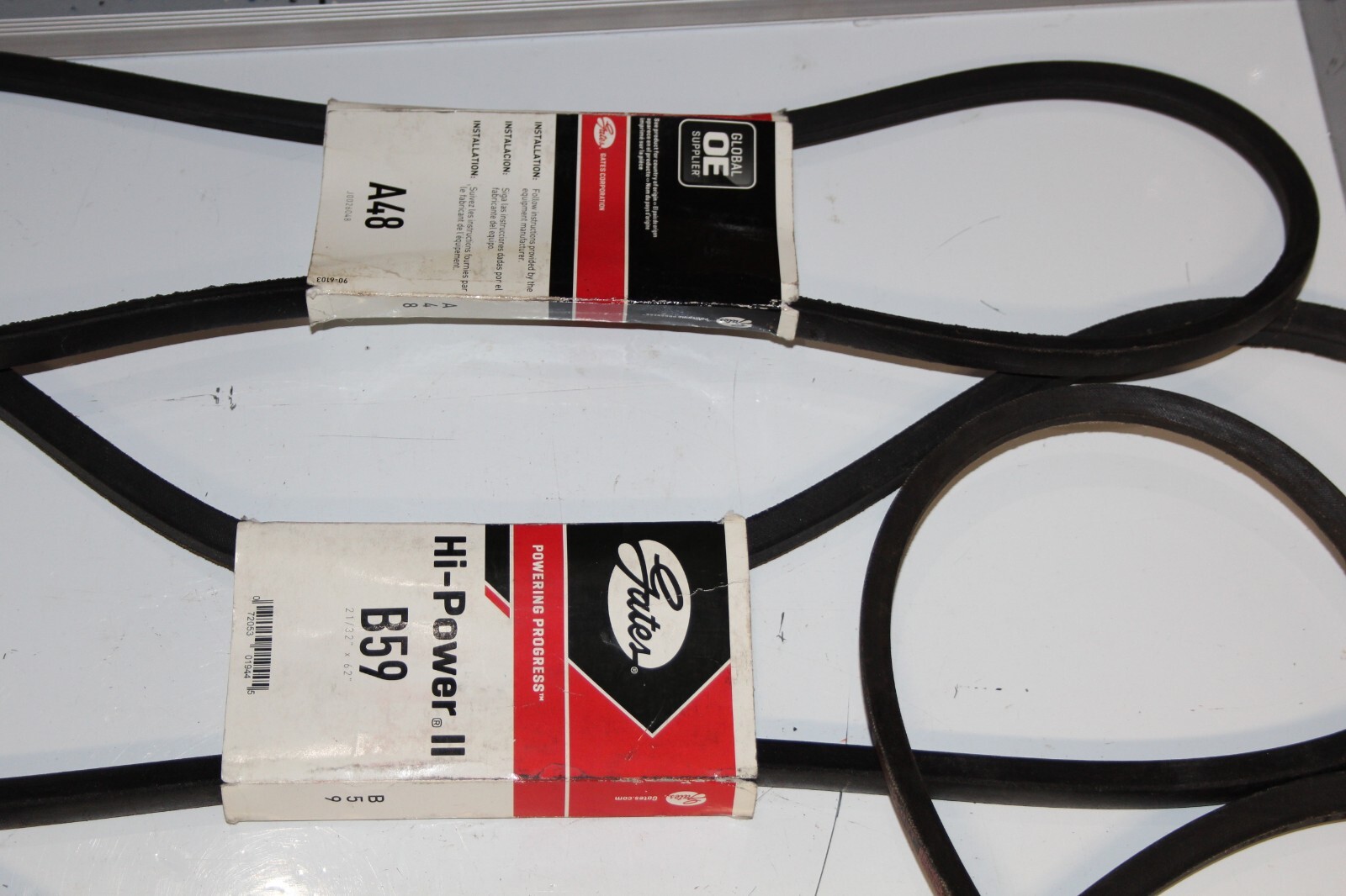 NOS Gates B59 A46 A48 A44 A54 4L480 4L460 HI-POWER II V-Belt LOT