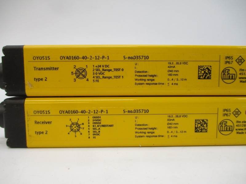IFM ELECTRONIC OY051S OYA0160-40-2-12-P-1 19.2-28.8VDC NSMP