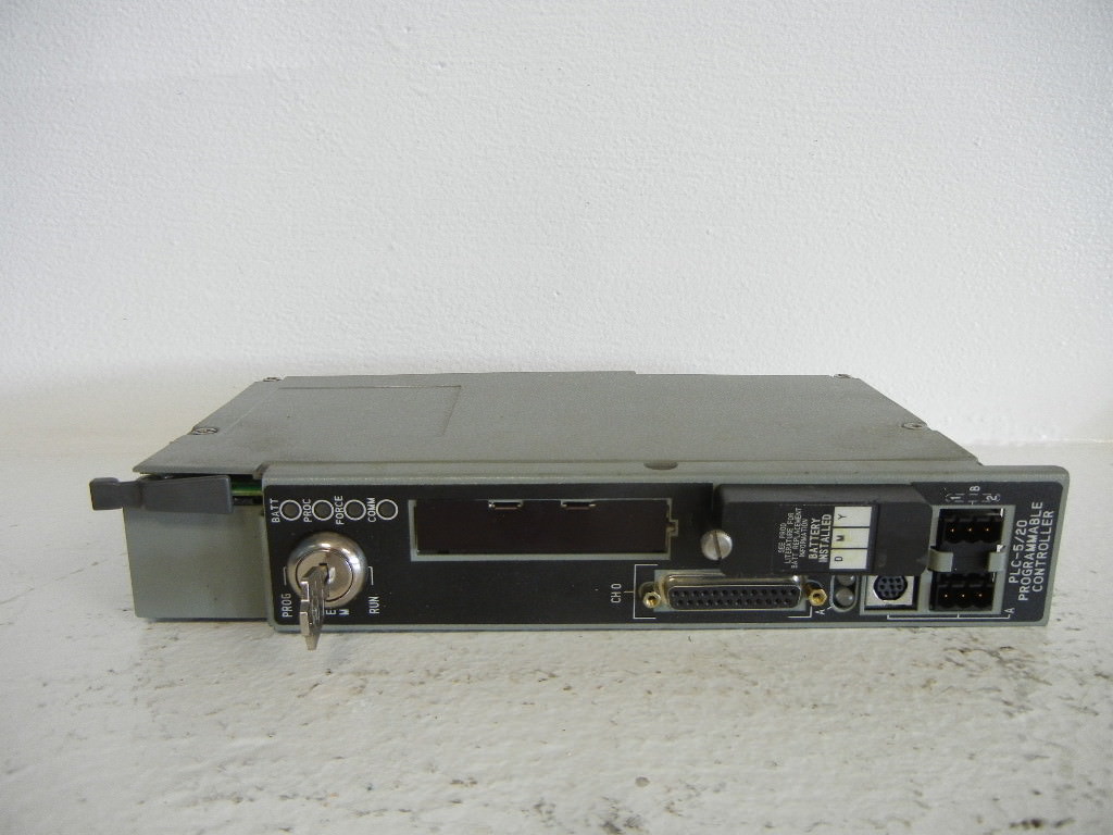 ALLEN BRADLEY 1785-L20B/E REV. G01 USED PLC-5/20 PROCESSOR MODULE 1785L20BE