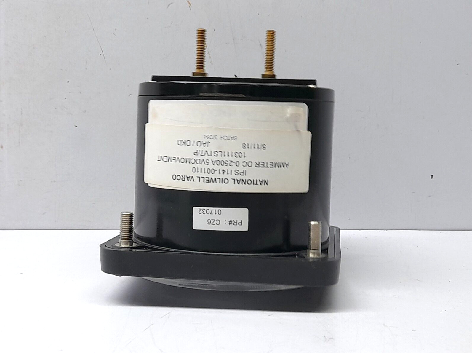 Yokogawa National Oilwell Varco IPS I141-001110 Ammeter DC 0-2500A 5VDC Movement