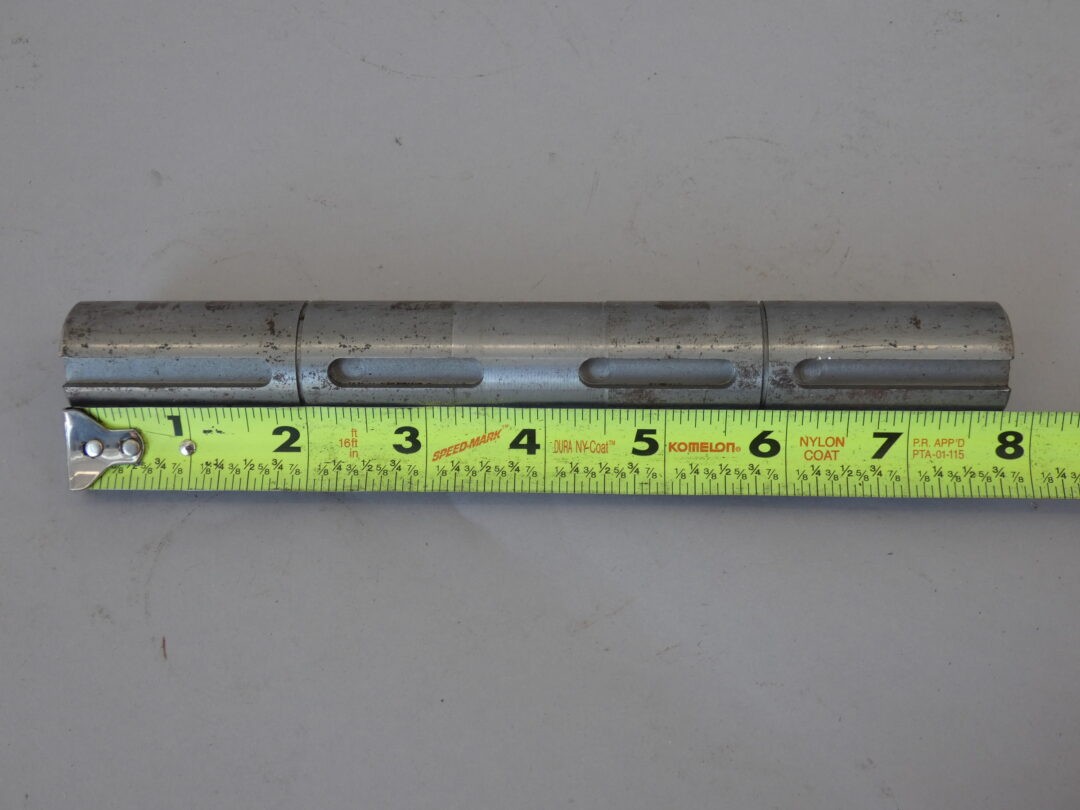 Drive Shaft 1″ OD x 7-3/4″ x 1/4″ Keyway, 3/8″ 16 Thread Tapped Ends Steel
