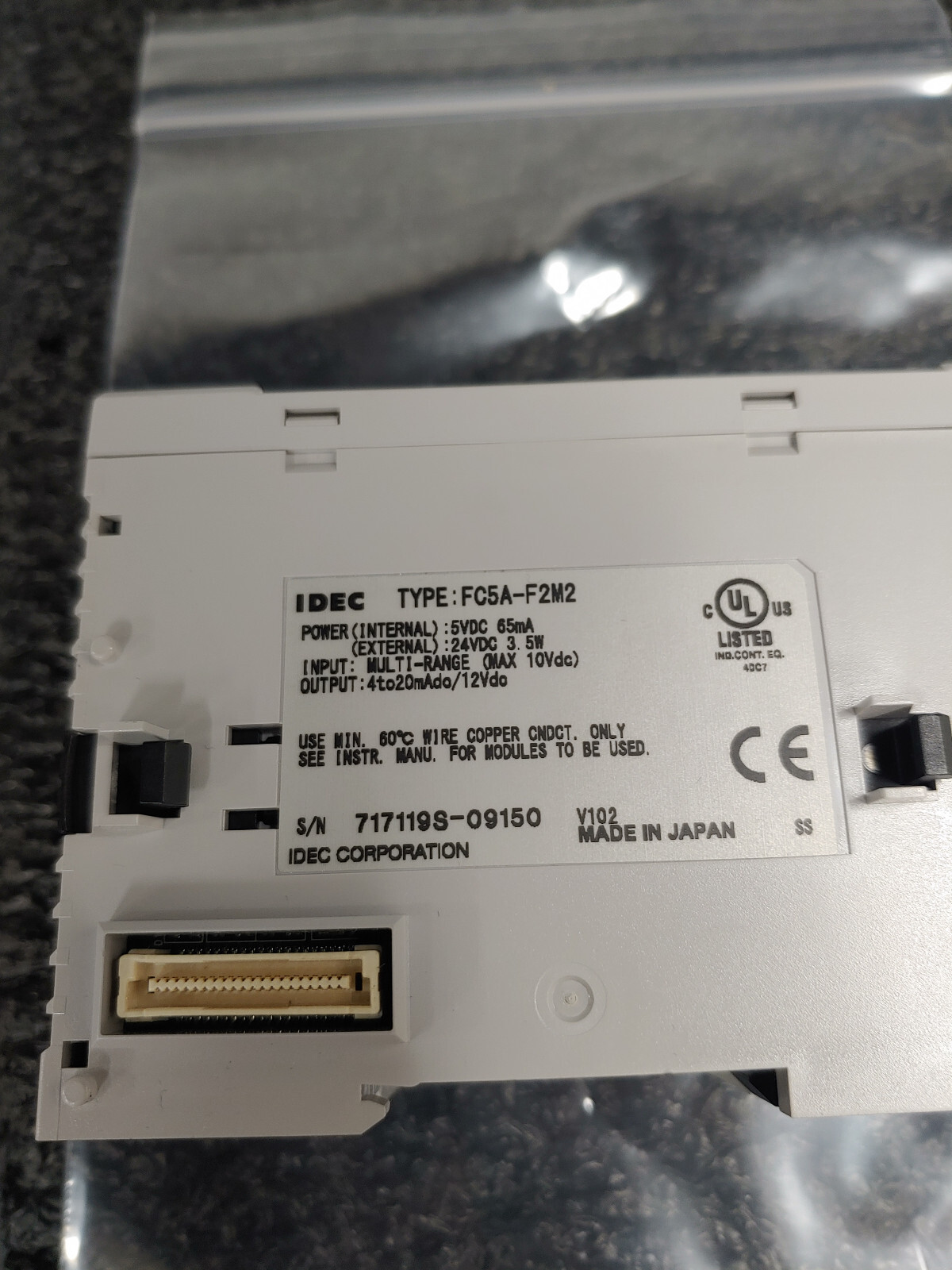IDEC FC5A-F2M2 MICROSMART PENTRA PID Control Module Analog out