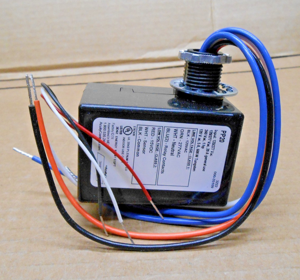 NEW SENSOR SWITCH ACUITY CONTROLS PP20 POWER PACK RELAY 120/277V (15+ AVAILABLE)