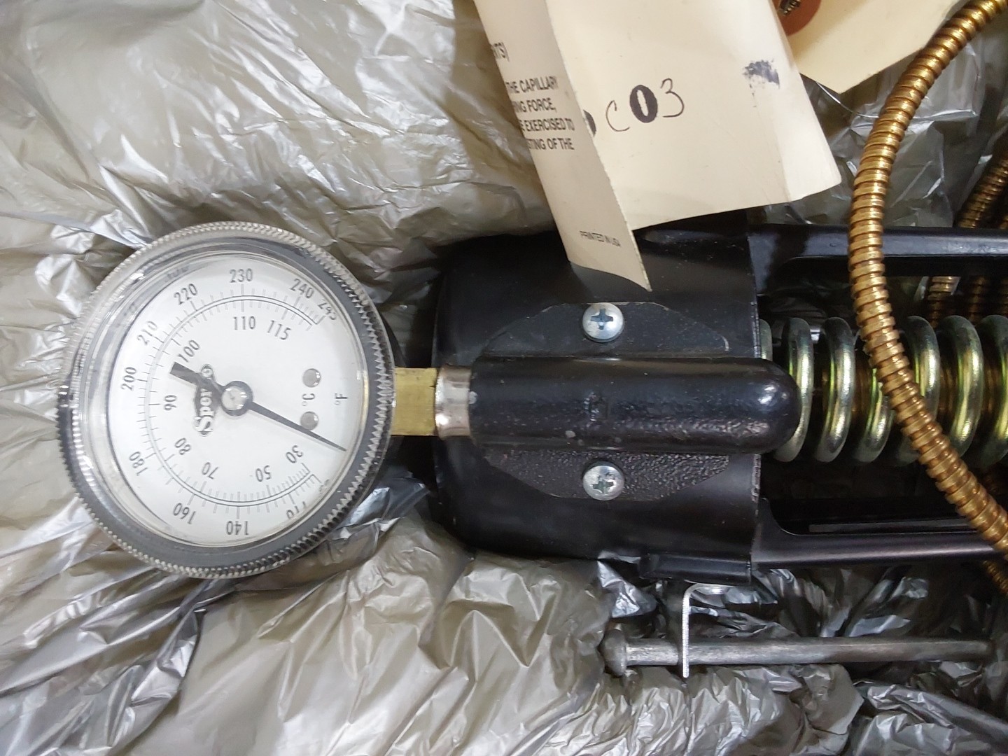 SPENCE , 2010TC-GNJ , DIRECT ACTING TEMPERATURE REGULATOR