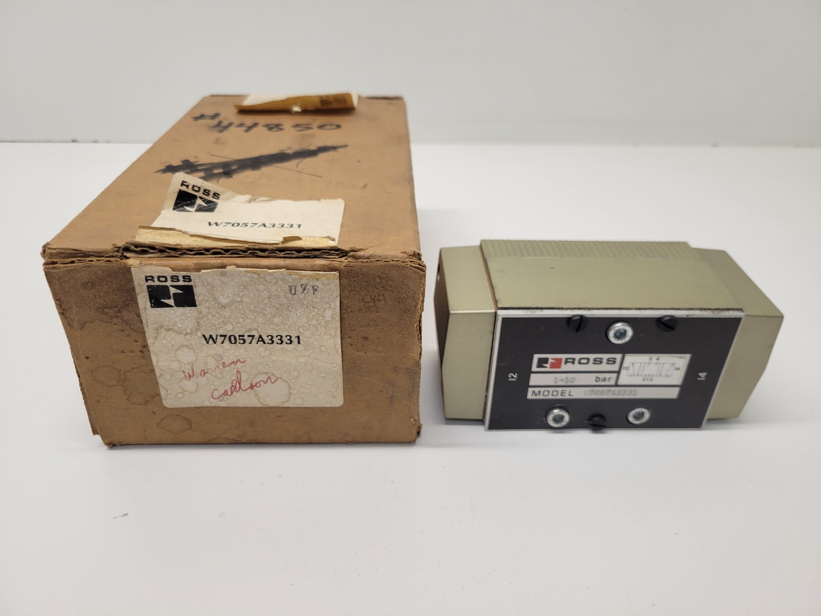 NEW OLD STOCK! ROSS 1-10 BAR PRESSURE CONTROLLER W7057A3331