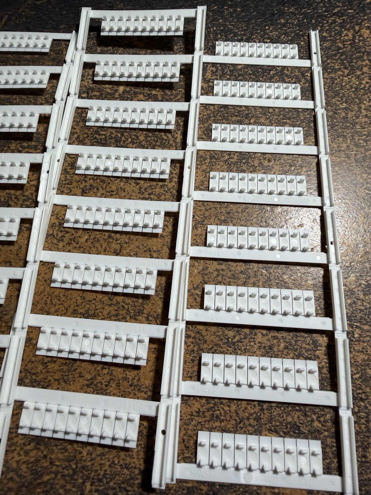 4X Allen-Bradley 1492-MS5X12 Marker Cards-New No Box-No Labels