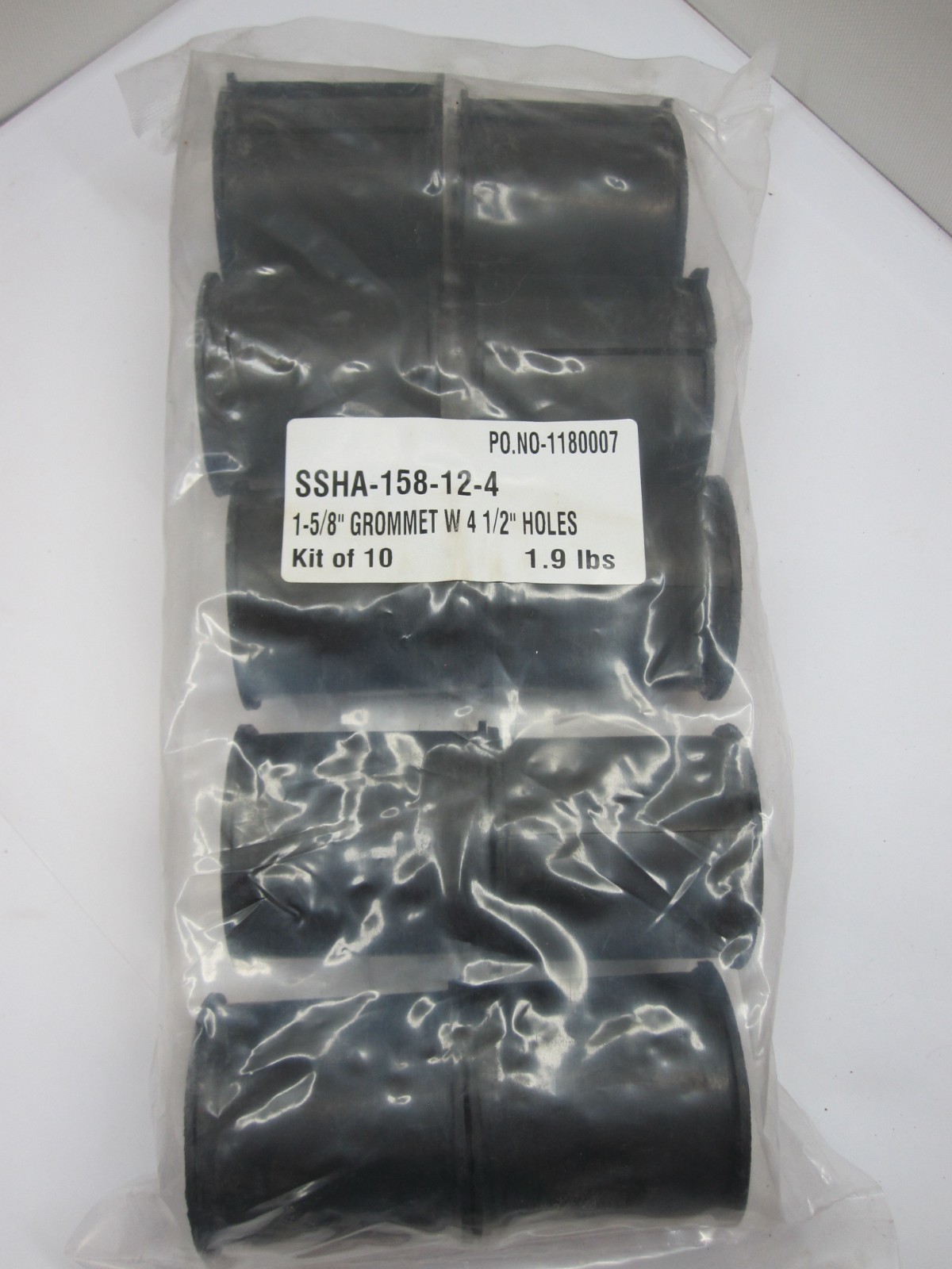 SSHA-158-12-4 Grommet for 1-5/8″ Hangers 4 x 1/2″ Holes 10/Pkg