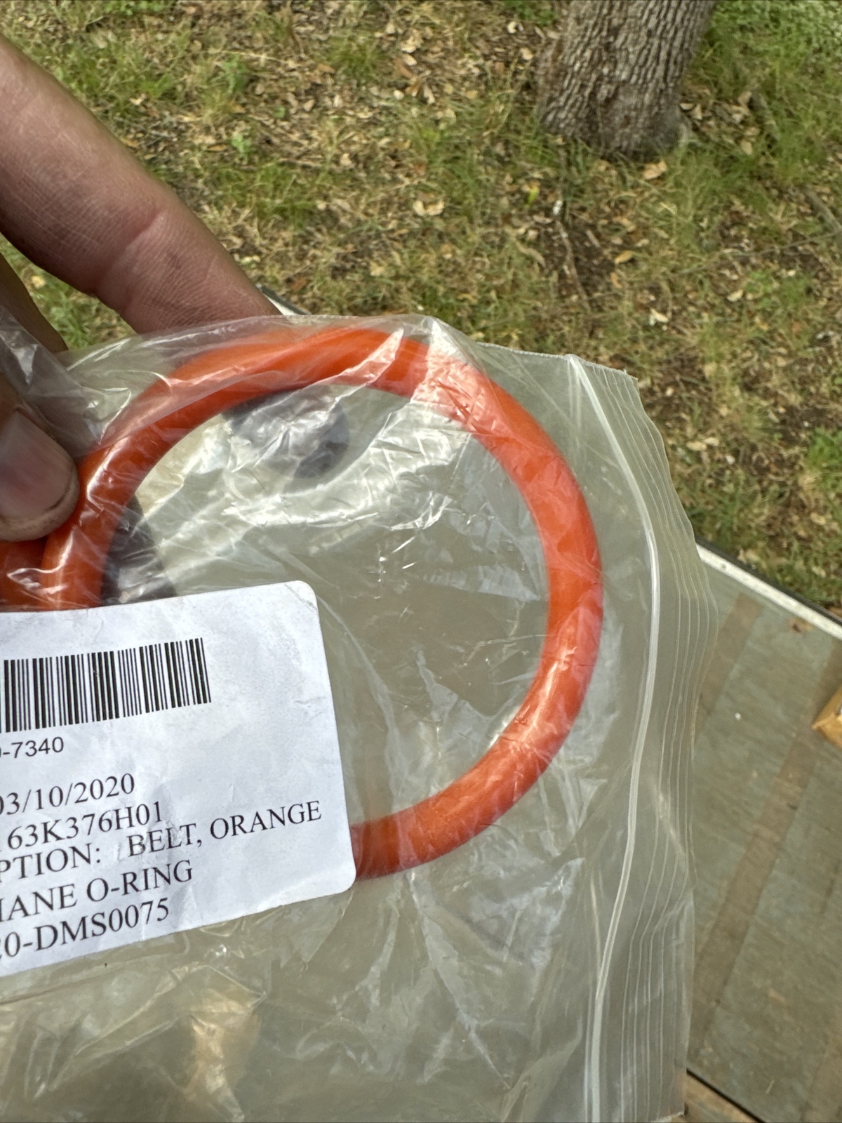 163k376h01 orange belt CONVEYOR BELT PART