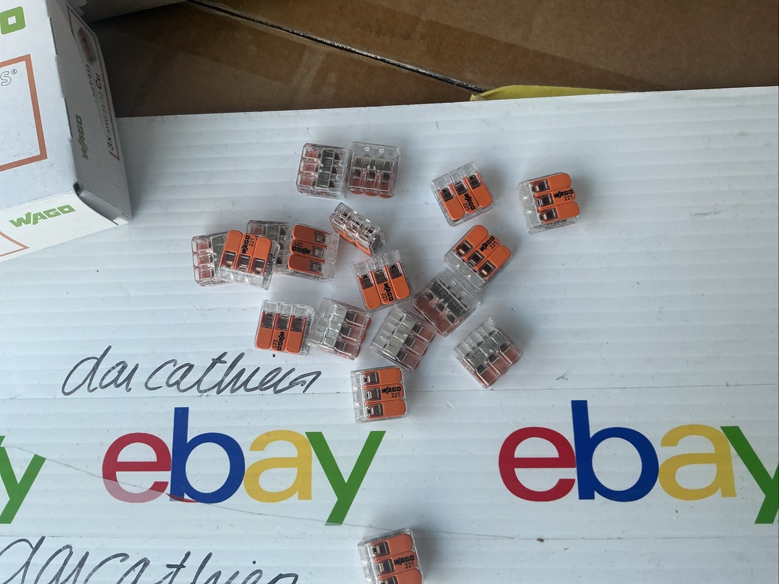 WAGO 212-413 LEVER NUTS 3X AWG 24-12 Cu (Lot Of 50) 920325712 New