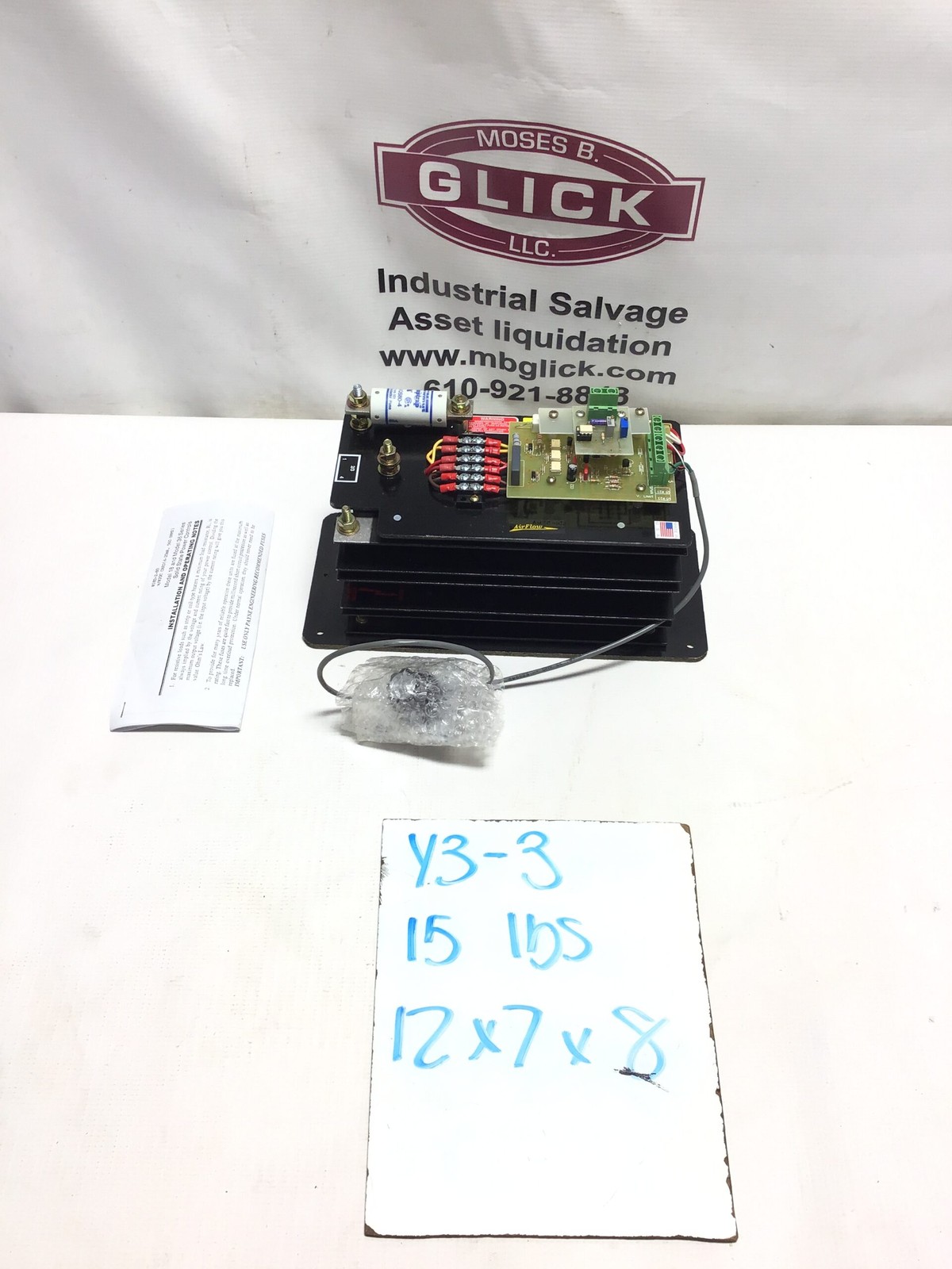 Payne 18D-2-80 231086 Power Control 1Ph 240VAC 80A 60Hz w/ #20C Card