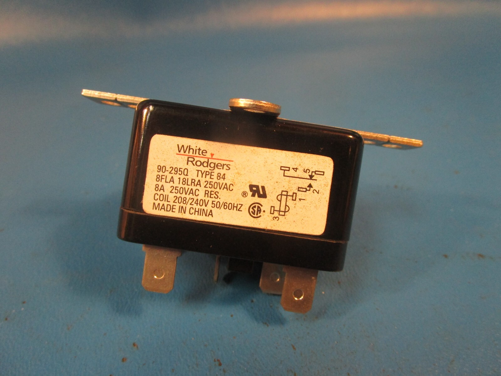 White-Rodgers 90-290Q, Fan Relay, Type 84, 24 Vac Coil