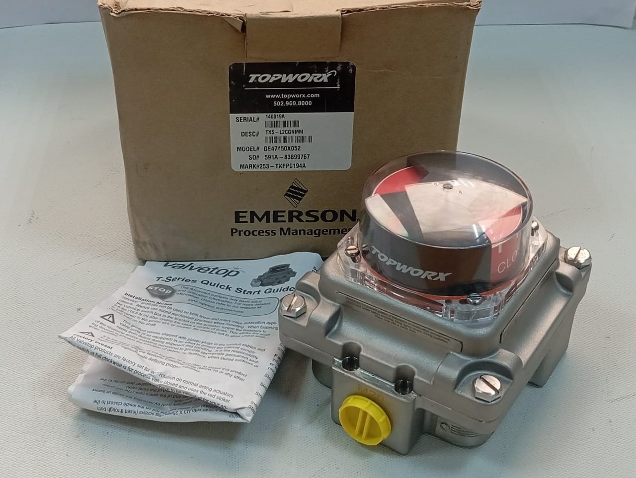 Topworx / Valve Controller / TXS-L2CGNMM / GE47450X052