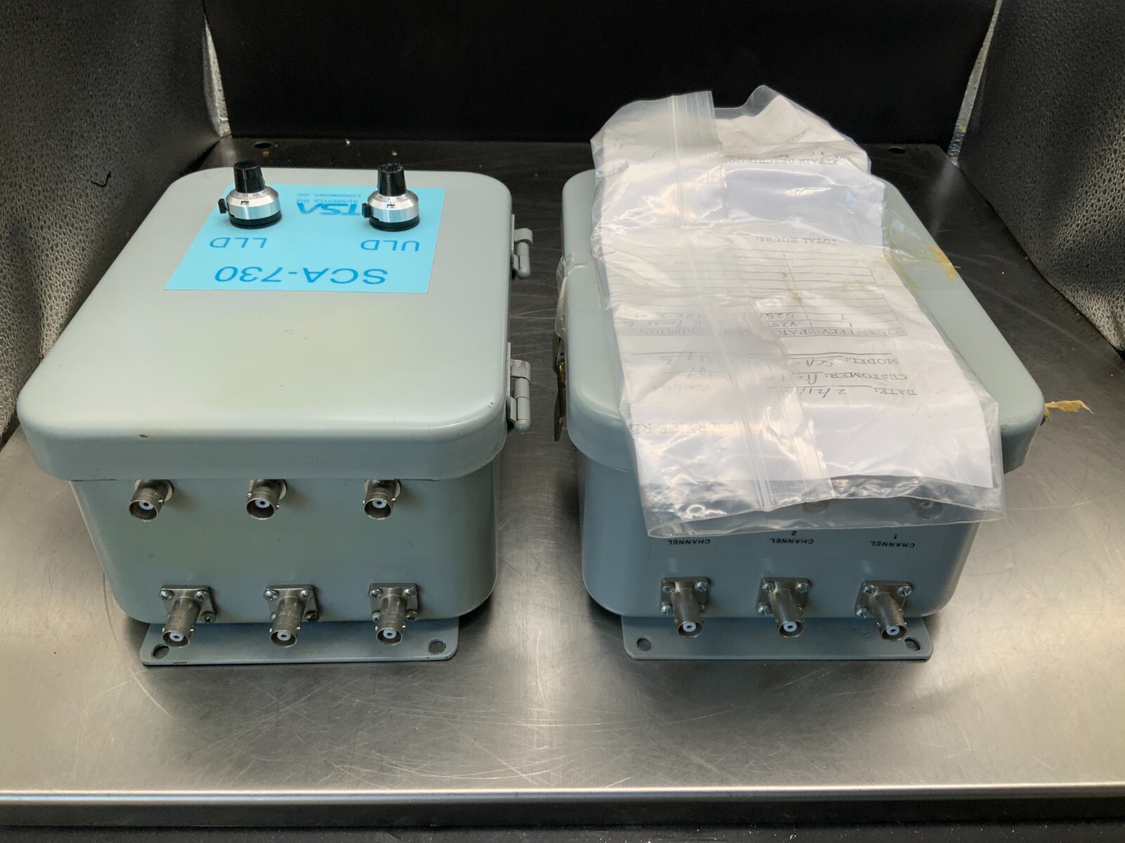 (2) TSA Systems SCA-730 Assemblies
