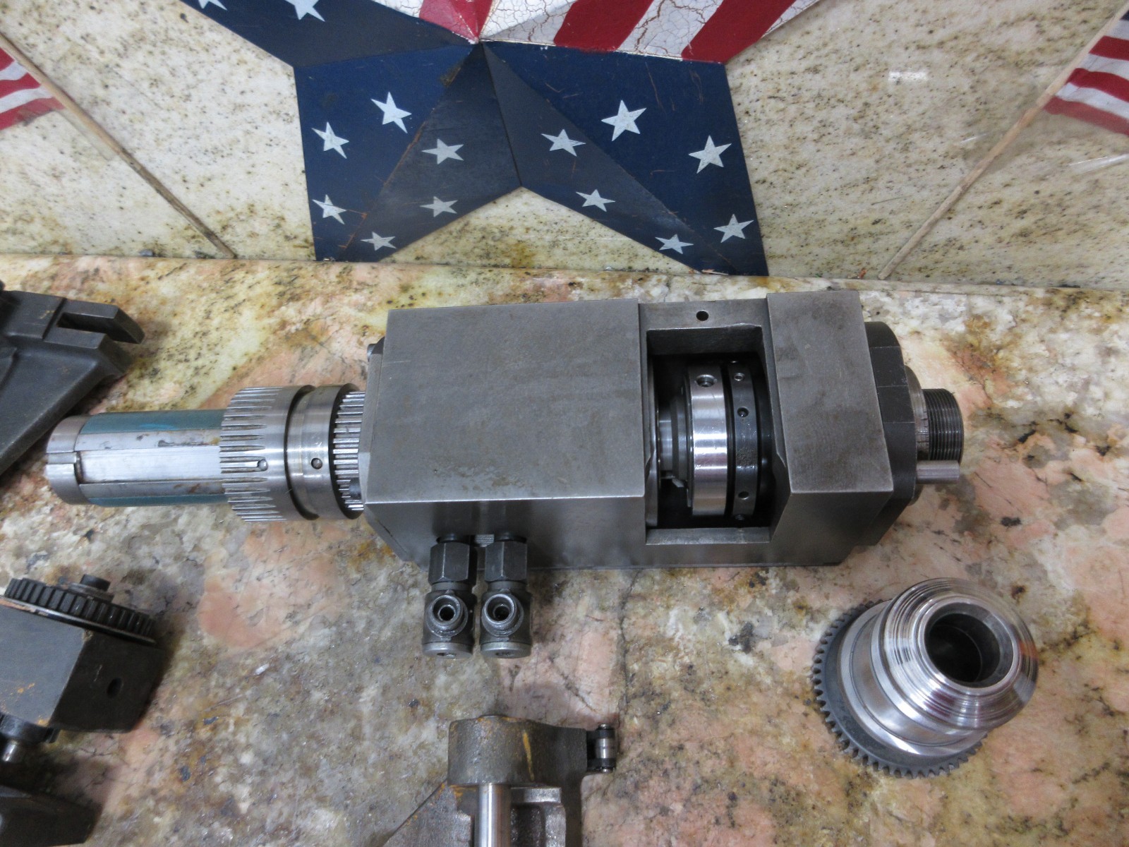 TORNOS BECHLER ENC-164 CNC LATHE SPINDLE Z AXIS HEAD STOCK CARTRIDGE ASSEMBLY