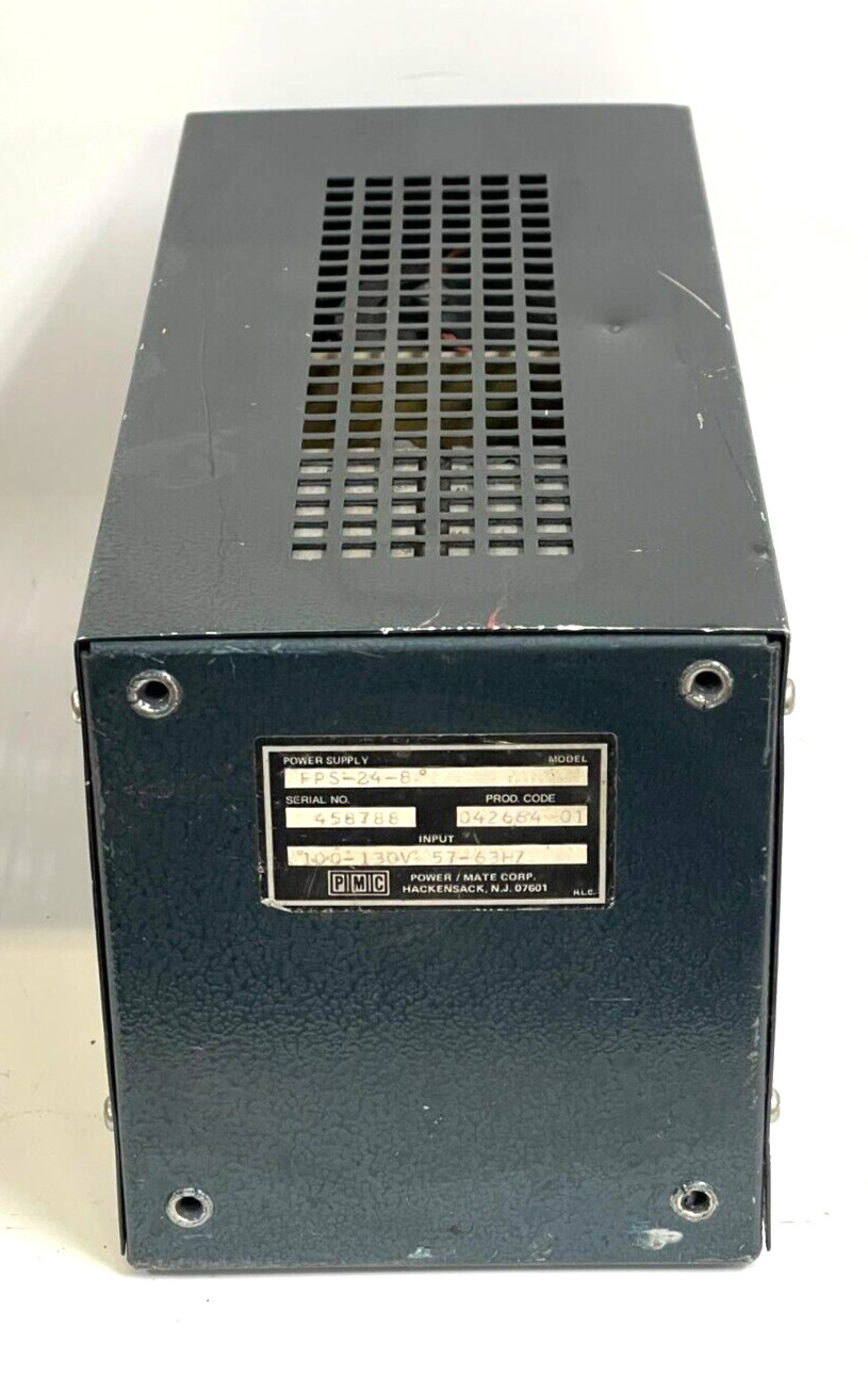 POWER MATE CORP. REGULATED POWER SUPPLY FPS-24-8 FPS SERIES