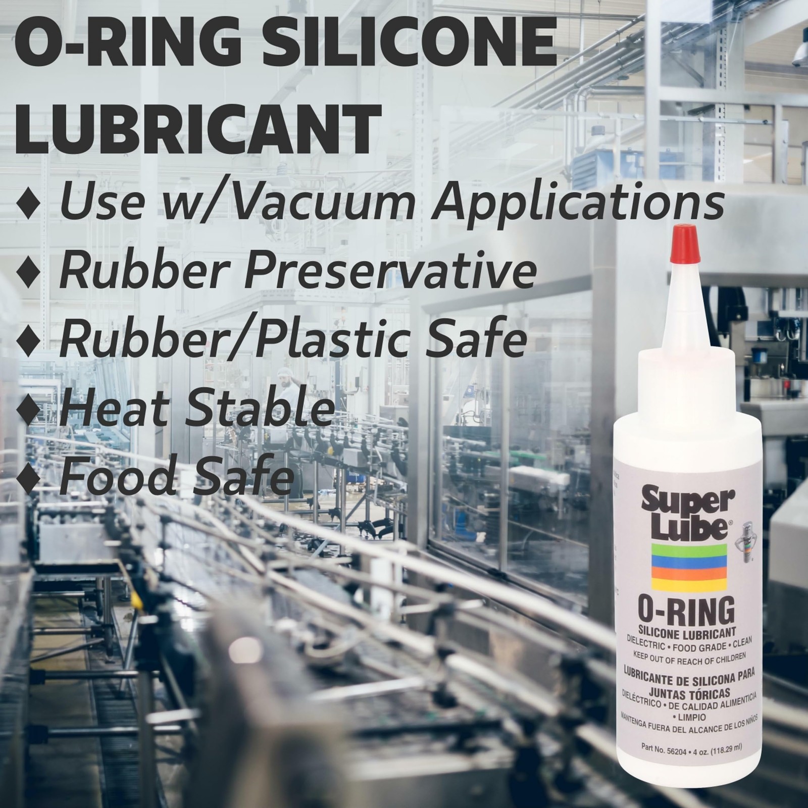 O-Ring Silicone Lubricant – Waterproof Silicone & Rubber Seal Grease – Heat S…