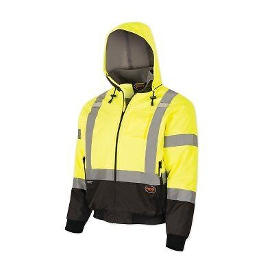 Pioneer Hi-Vis Yellow Waterproof Insulated Bomber Jacket 5208AU Series