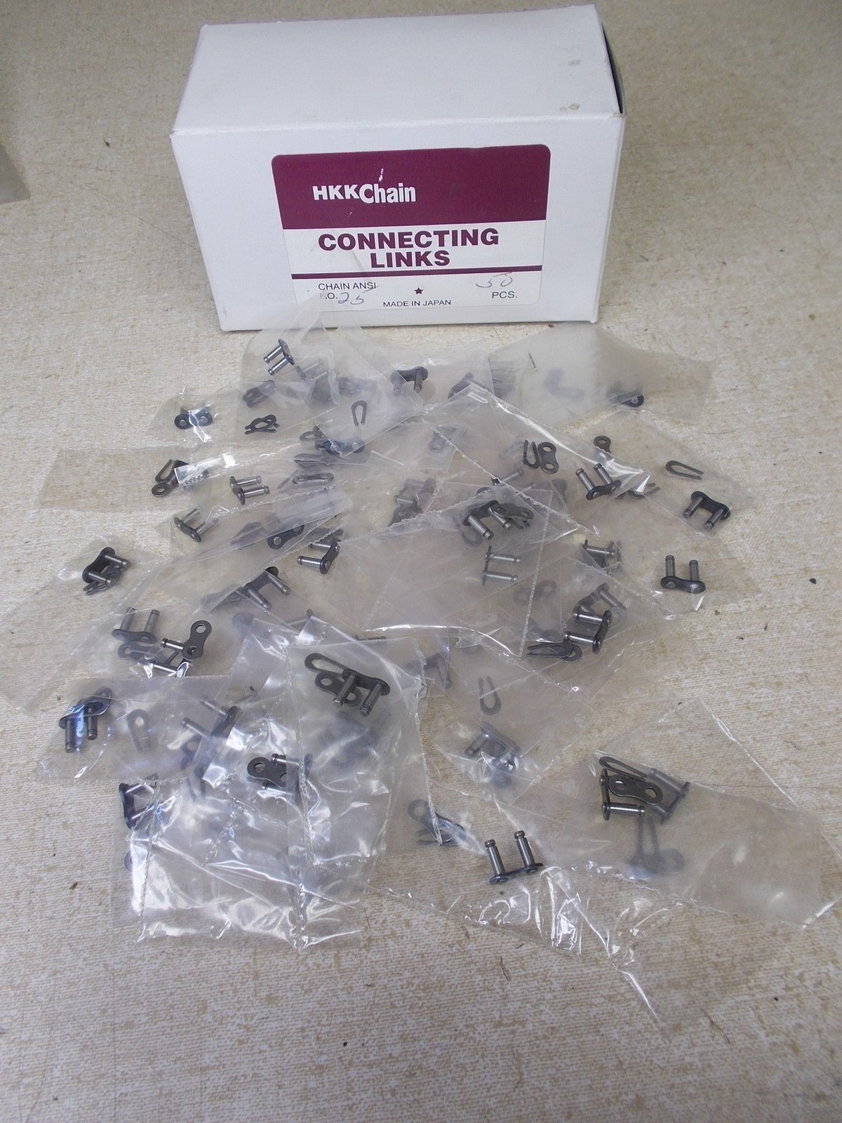 NEW HKK Chain Connecting Links NO ANSI25 Lot of 50 *FREE SHIPPING*