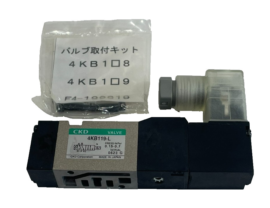 NEW CKD 4KB119-00-L-DC24V SOLENOID VALVE 4KB119-L 4KB11900LDC24V