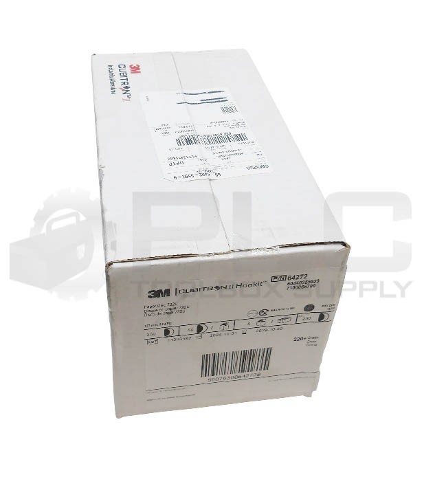 SEALED NEW BOX OF 250 3M 64272 PAPER DISC 732U 12000RPM 5″
