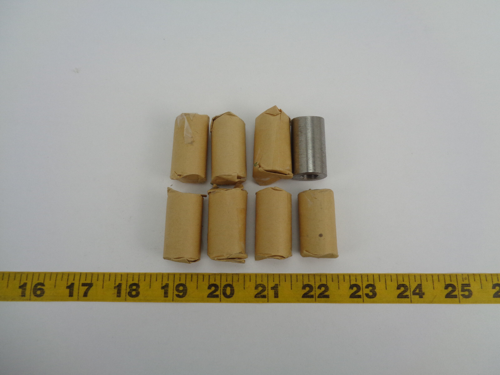 Lot of 8 Stainless Steel Spacer Concaved Curved 3/4″ OD x 3/8″ x 24 Bushing SS