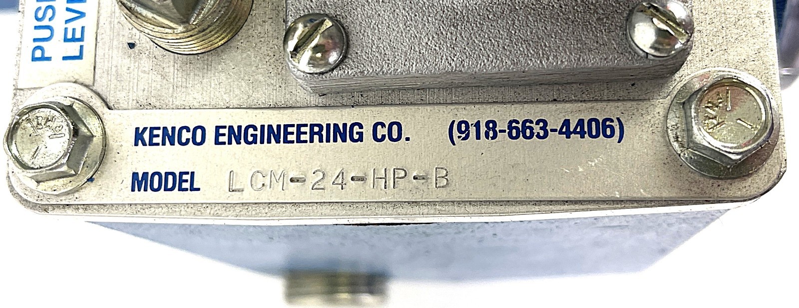 KENCO, LCM-24-HP-B, PRESSURE 70 PSI, 3/8″ VENT, OIL LEVEL CONTROLLER, SURPLUS