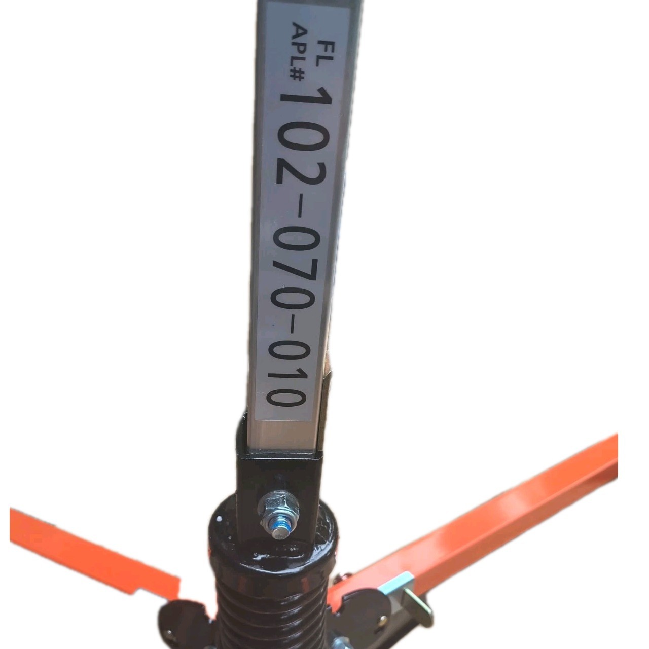 Plasticade Watchdog SS310 Heavy Duty Steel Double Spring Sign Stand Orange